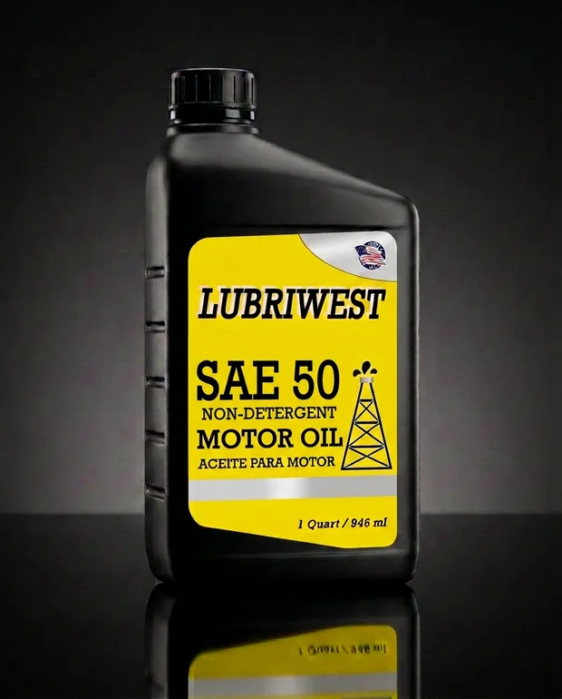 Lubriwest SAE 50 — Non-Detergent Monograde Motor Oil — LWND50